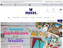 Tablet Screenshot of moses-verlag.de